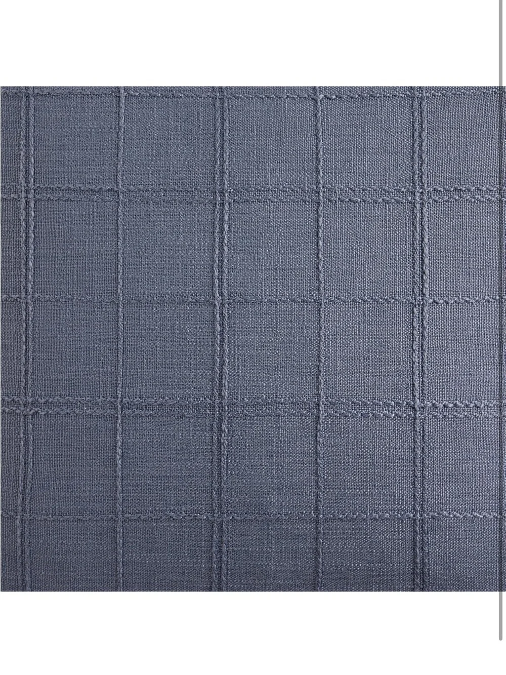 NEW ZeeMart Linen Blend Farmhouse Table Runner. Raised Grid Design Woven Texture